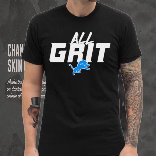 All grit Detroit Lions football logo gift shirt