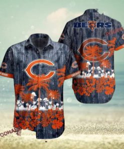 Aloha Shirt Design Chicago Bears Hawaiian Shirt Set for Summer