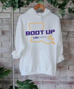 Alumni Hall Boot Up Lsu Basketball map t shirt