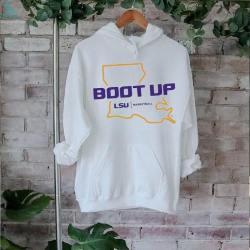Alumni Hall Boot Up Lsu Basketball map t shirt