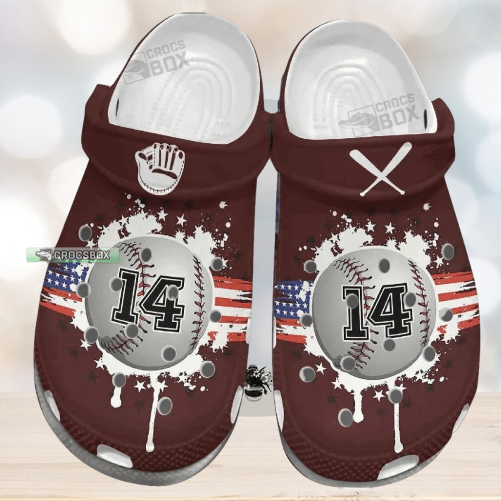 America Flag Vector Custom Crocs – 14Th Outdoor Baseball Crocs America Flag Vector Custom Crocs – 14Th Outdoor Baseball Crocs