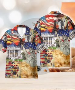 America Historical Proud 4th July Independence Day 3D Hawaiian Shirt Holiday Gift