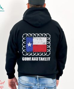 American Flag Come and Take It Razor Wire Shirt