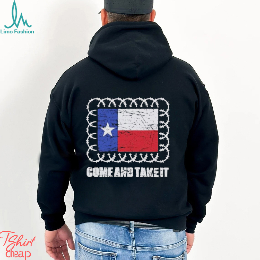 American Flag Come and Take It Razor Wire Shirt American Flag Come and Take It Razor Wire Shirt