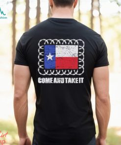 American Flag Come and Take It Razor Wire Shirt