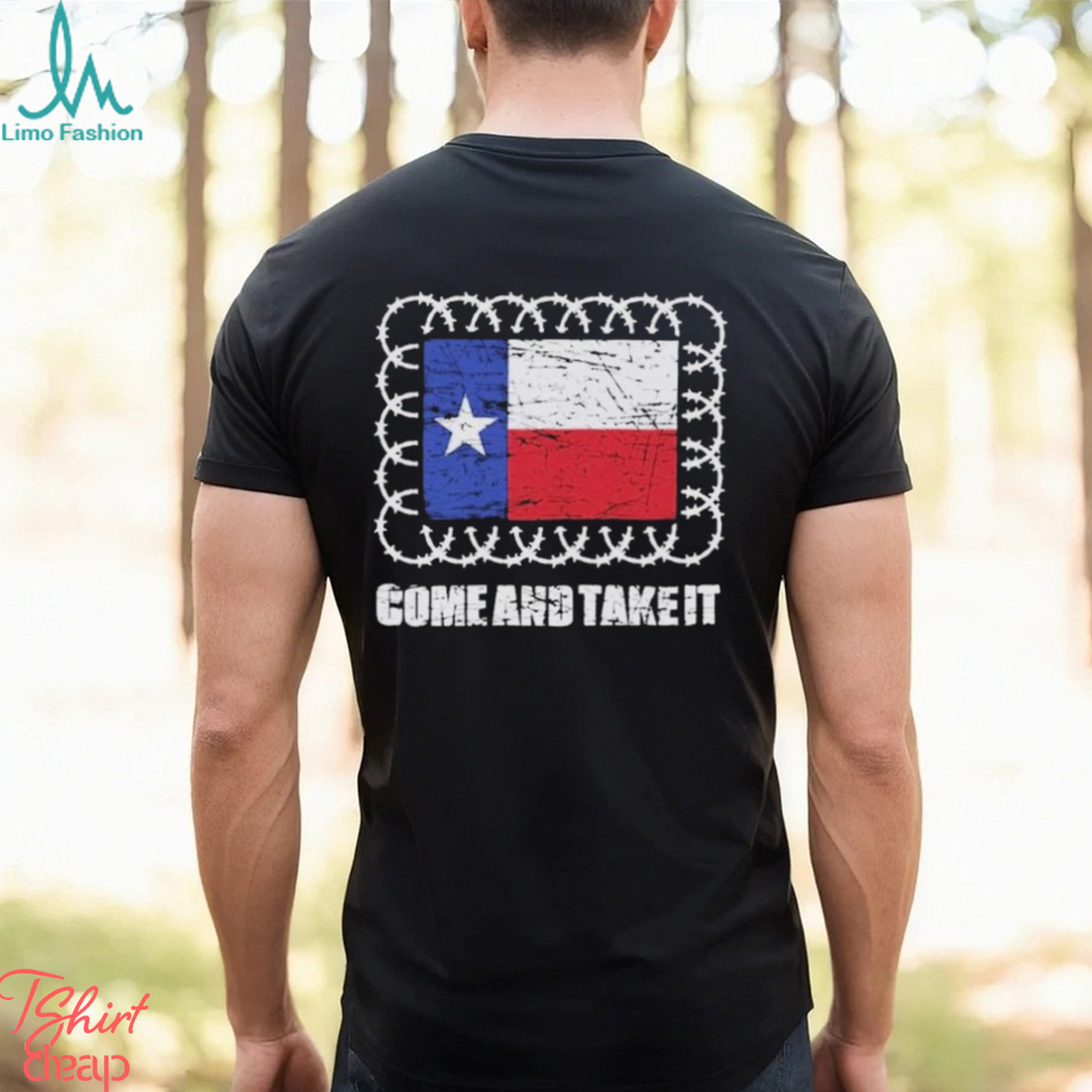 American Flag Come and Take It Razor Wire Shirt American Flag Come and Take It Razor Wire Shirt