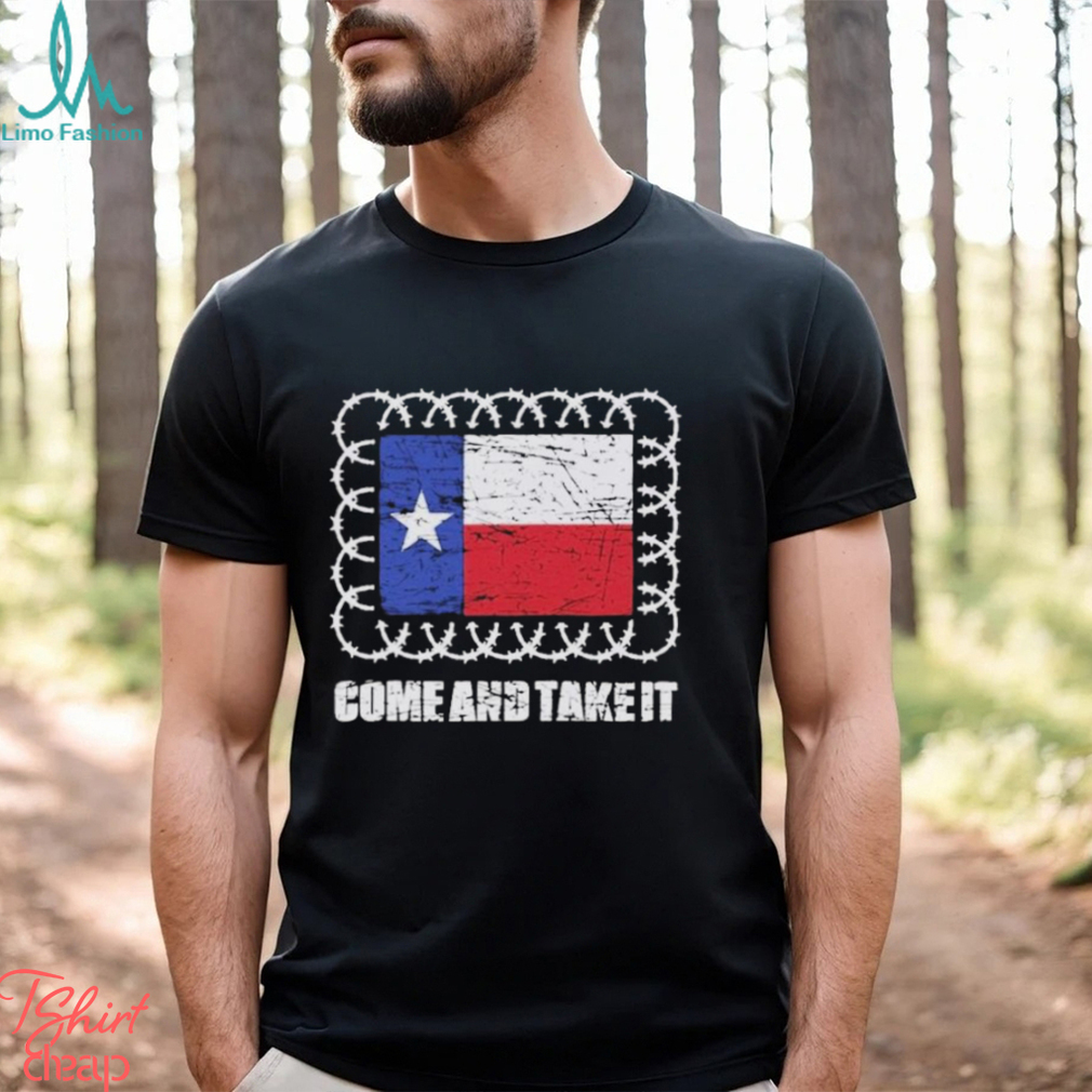 American Flag Come and Take It Razor Wire Shirt American Flag Come and Take It Razor Wire Shirt