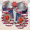 American Football Browns Crocs Shoes