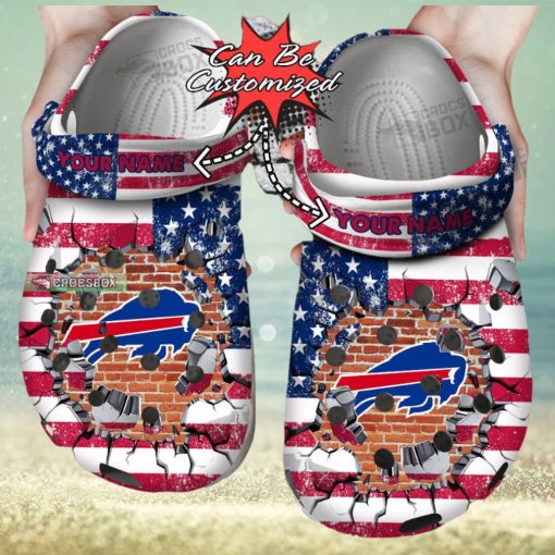 American Football Buffalo Bills Pride Crocs
