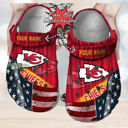 American Football Chiefs Crocs Shoes