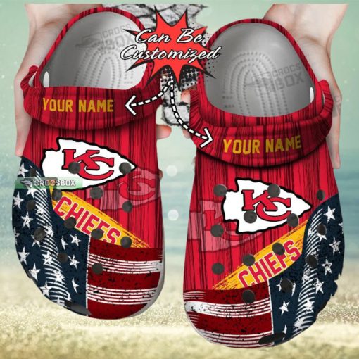 American Football Chiefs Crocs Shoes