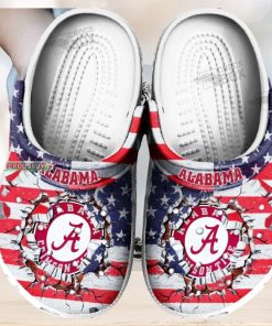 American Football Crimson Tide Game Day Crocs