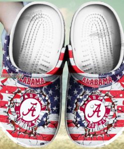 American Football Crimson Tide Game Day Crocs