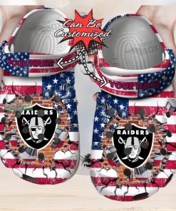 American Football Las Vegas Raiders Crocs Clogs