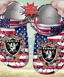American Football Las Vegas Raiders Crocs Clogs