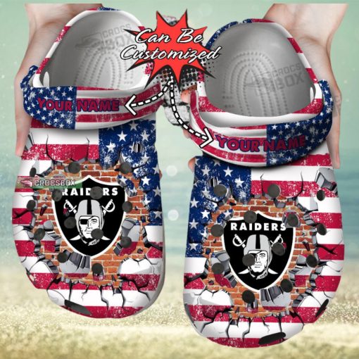 American Football Las Vegas Raiders Crocs Clogs
