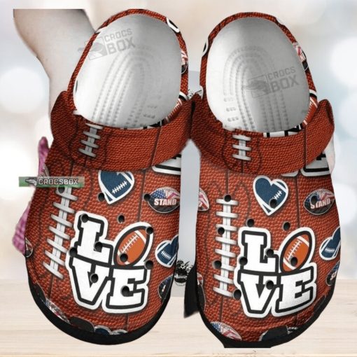 American Football Love American Football Crocs Shoes