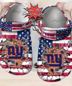 American Football NY Giants Crocs Shoes