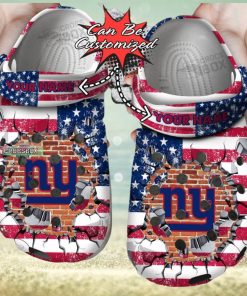 American Football NY Giants Crocs Shoes