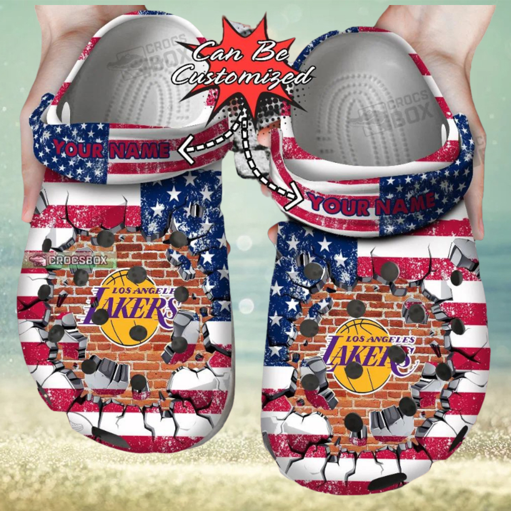 American Lakers Basketball Crocs Shoes American Lakers Basketball Crocs Shoes