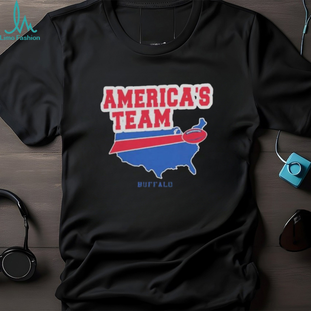 America’s Team Buffalo Bills State Mix Logo T shirt America’s Team Buffalo Bills State Mix Logo T shirt