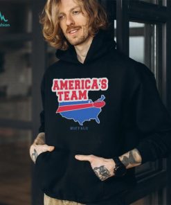 America’s Team Buffalo Bills State Mix Logo T shirt