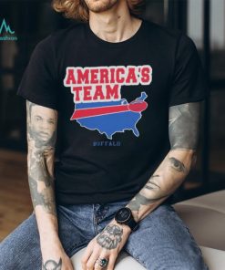 America’s Team Buffalo Bills State Mix Logo T shirt