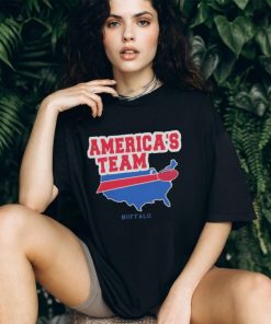 America’s Team Buffalo Bills State Mix Logo T shirt