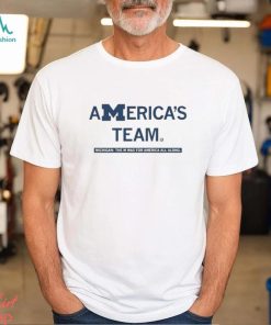 America’s Team Michigan The M Was For America All Along T Shirt