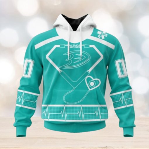 Anaheim Ducks Hoodie Special Design Honoring Healthcare Heroes Hoodie