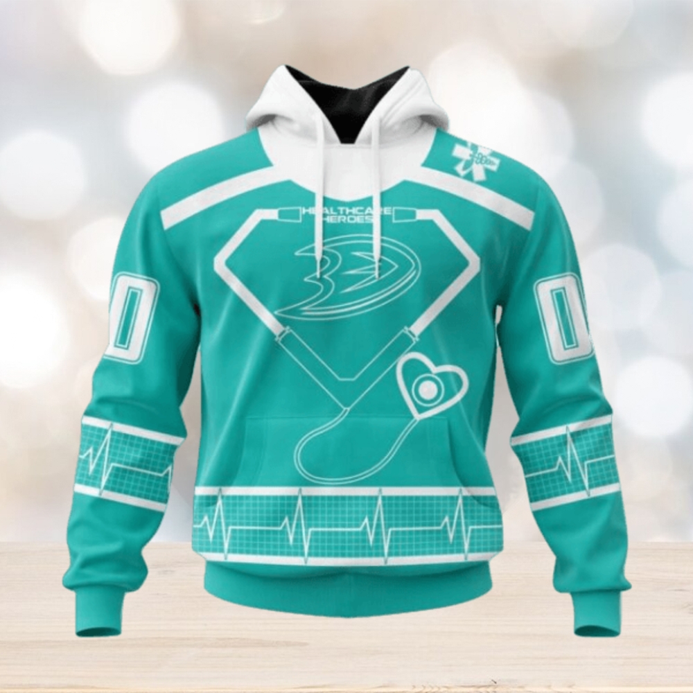 Anaheim Ducks Hoodie Special Design Honoring Healthcare Heroes Hoodie Anaheim Ducks Hoodie Special Design Honoring Healthcare Heroes Hoodie