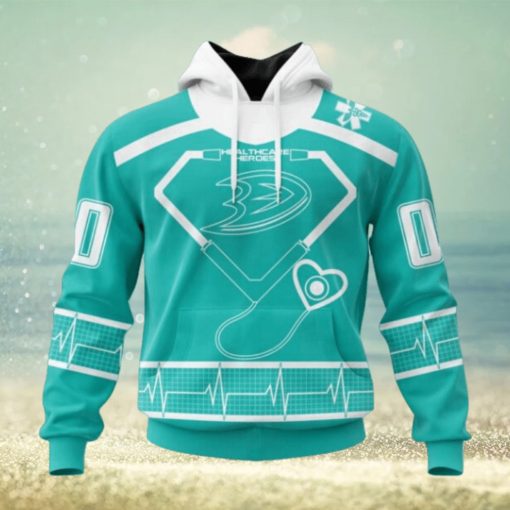 Anaheim Ducks Hoodie Special Design Honoring Healthcare Heroes Hoodie