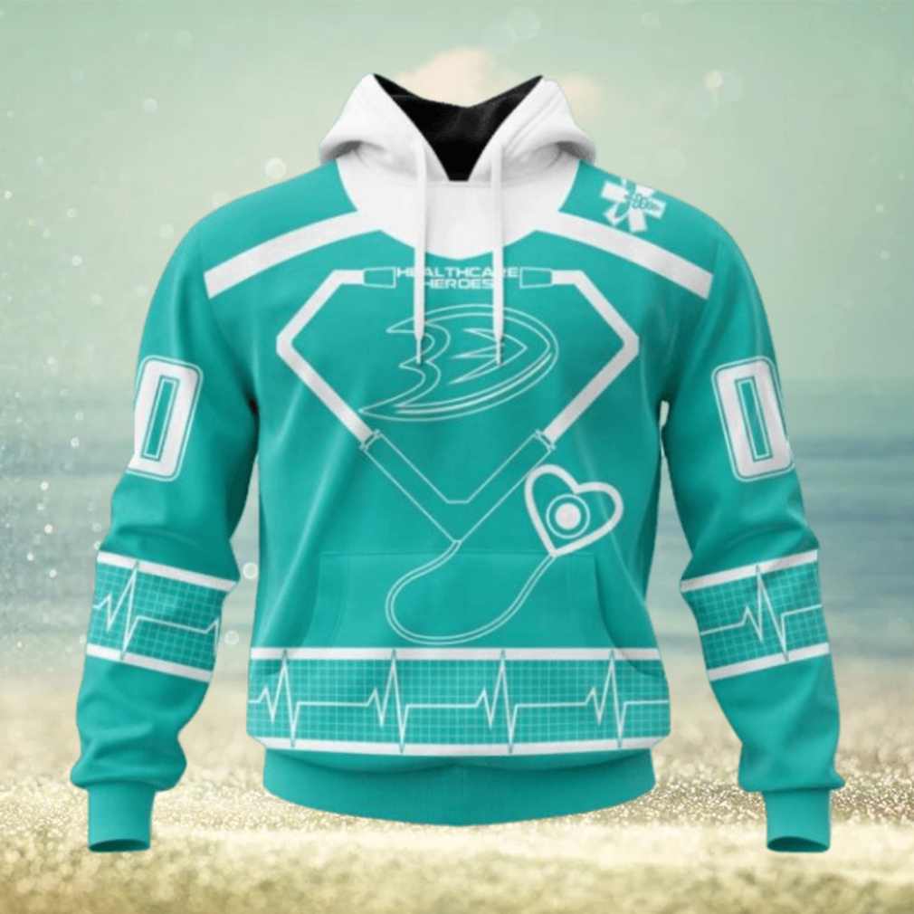 Anaheim Ducks Hoodie Special Design Honoring Healthcare Heroes Hoodie Anaheim Ducks Hoodie Special Design Honoring Healthcare Heroes Hoodie