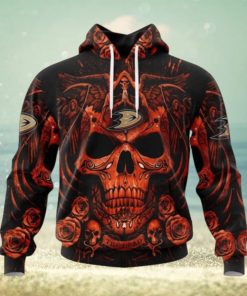 Anaheim Ducks Hoodie Special Design With Skull Art Hoodie