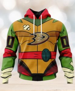 Anaheim Ducks Hoodie Special Teenage Mutant Ninja Turtles Design Hoodie