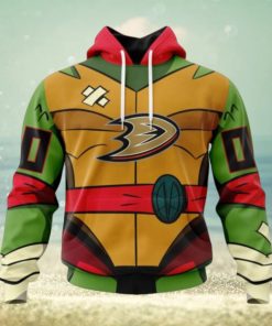 Anaheim Ducks Hoodie Special Teenage Mutant Ninja Turtles Design Hoodie