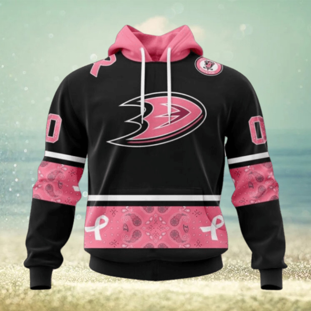 Anaheim Ducks Hoodie Specialized Design In Classic Style With Paisley! WE WEAR PINK BREAST CANCER Hoodie Anaheim Ducks Hoodie Specialized Design In Classic Style With Paisley! WE WEAR PINK BREAST CANCER Hoodie
