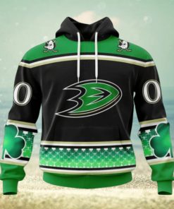 Anaheim Ducks Hoodie Specialized Unisex Kits Hockey Celebrate St Patrick’s Day Hoodie