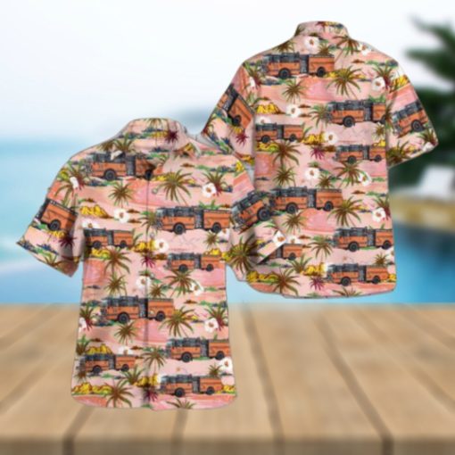 Andrews, Texas, Andrews Fire Department Hawaiian Shirt 3D Short Sleeve Shirt