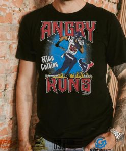 Angry Runs Texans Nico Collins Retro GMF Kyle Brandt T Shirt