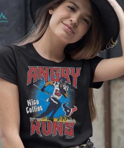 Angry Runs Texans Nico Collins Retro GMF Kyle Brandt T Shirt