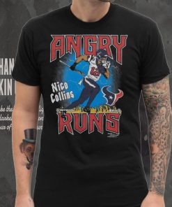 Angry Runs Texans Nico Collins Retro GMF Kyle Brandt T Shirt