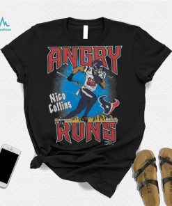 Angry Runs Texans Nico Collins Retro GMF Kyle Brandt T Shirt