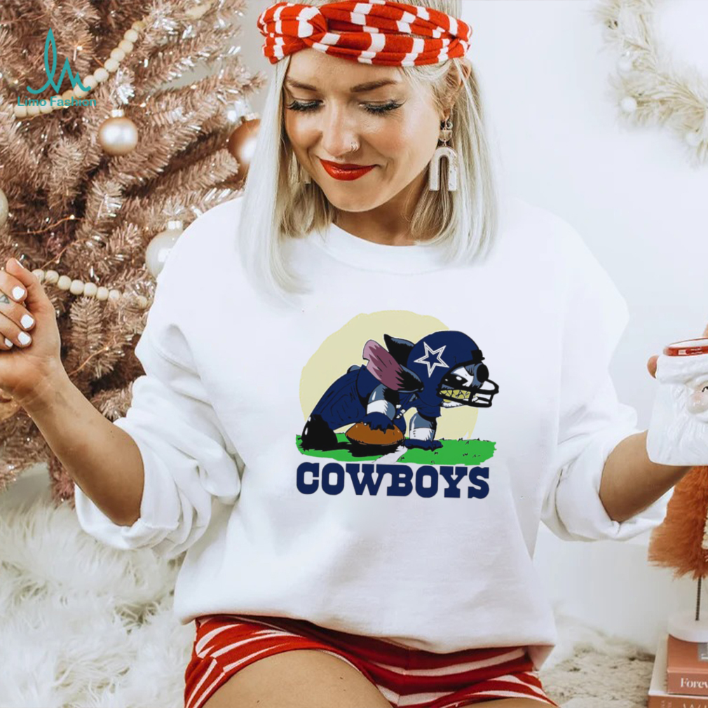 Angry Stitch character player Dallas Cowboys football logo shirt Angry Stitch character player Dallas Cowboys football logo shirt