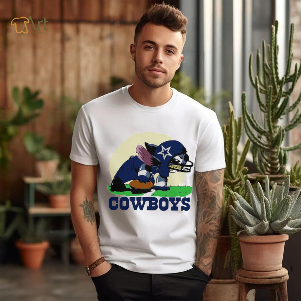 Angry Stitch character player Dallas Cowboys football logo shirt Angry Stitch character player Dallas Cowboys football logo shirt