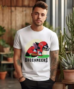 Angry Stitch character player Tampa Bay Buccaneers football logo shirt