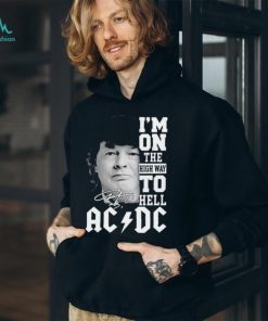 Angus Young Ac Dc I’M On The Highway To Hell Signatures Shirt