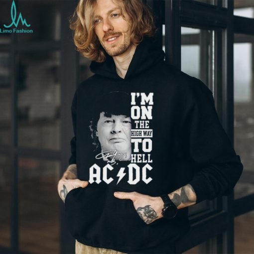 Angus Young Ac Dc I’M On The Highway To Hell Signatures Shirt