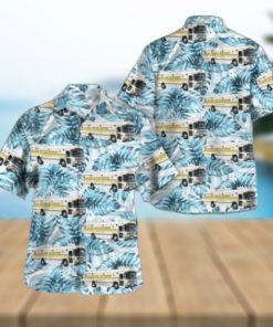 Anne Arundel County, Maryland, Anne Arundel County Fire Department Medical Ambulance Bus Hawaiian Shirt 3D Short Sleeve Shirt