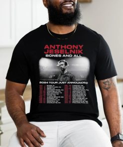 Anthony Jeselnik Bones and All 2024 Tour T shirt